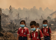 Asap Karhutla Picu Risiko Gangguan Pernapasan, Kemenkes Rekomendasikan PJJ untuk Anak