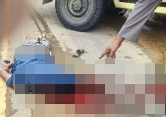 Diduga Alami Gangguan Rem, Truk Box Terguling di Bunut Hulu, Sopir Tewas