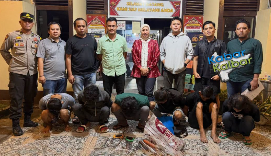 Enam Orang Diamankan Terkait Dugaan Pencurian di Ruko Jalan Barito Pontianak