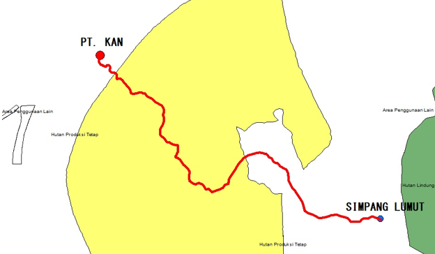 PT KAN Diduga Membuat Jalan Melintasi Puluhan Kilometer Hutan Produksi
