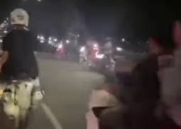Balap Liar Kembali Terlihat di Taman Lunggi Sambas, Warga Minta Patroli Ditingkatkan