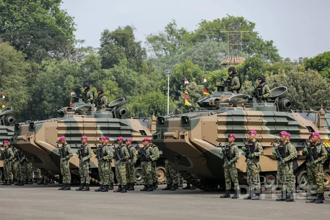 Marinir TNI AL Terima 12 Kendaraan Tempur Buatan AS