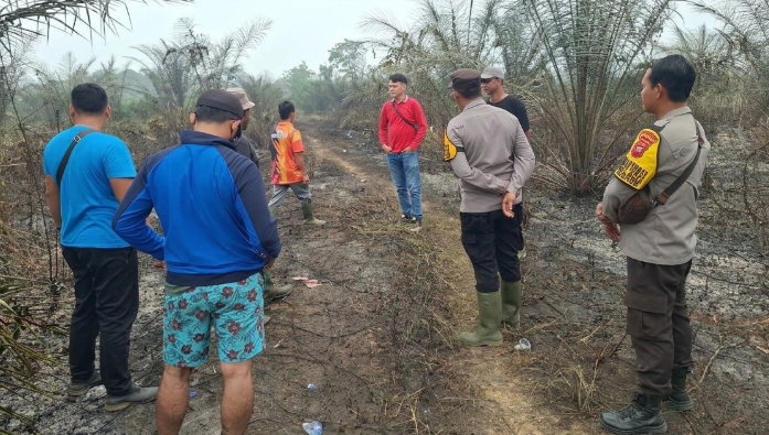 Karhutla Terpantau di Parindu Sanggau, Sekitar Satu Hektare Lahan PT MAS I Terbakar
