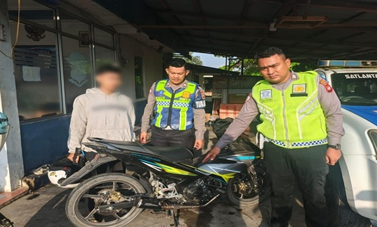 Keluhan Warga soal Knalpot Bising di Sekadau Berujung Penertiban Empat Motor Berknalpot Brong