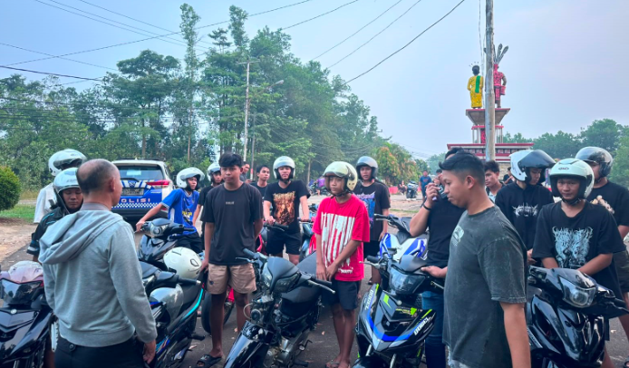 Patroli Satlantas Polres Sanggau Tindak 18 Kendaraan, 13 Gunakan Knalpot Brong