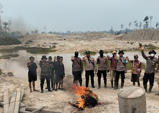 Polisi Telusuri Tambang Emas Ilegal di Kapuas Hulu Usai Viral di Media Online