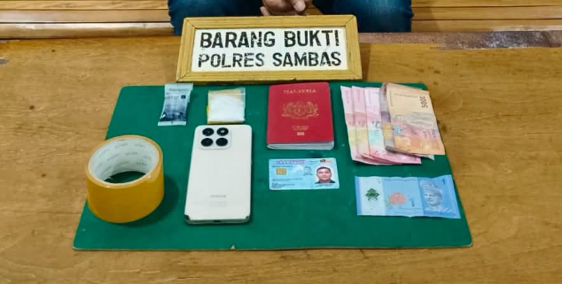 Sabu dari Kuching Malaysia Dibawa Lewat Jalur Tak Resmi, Disembunyikan di Pintu Kamar Mandi